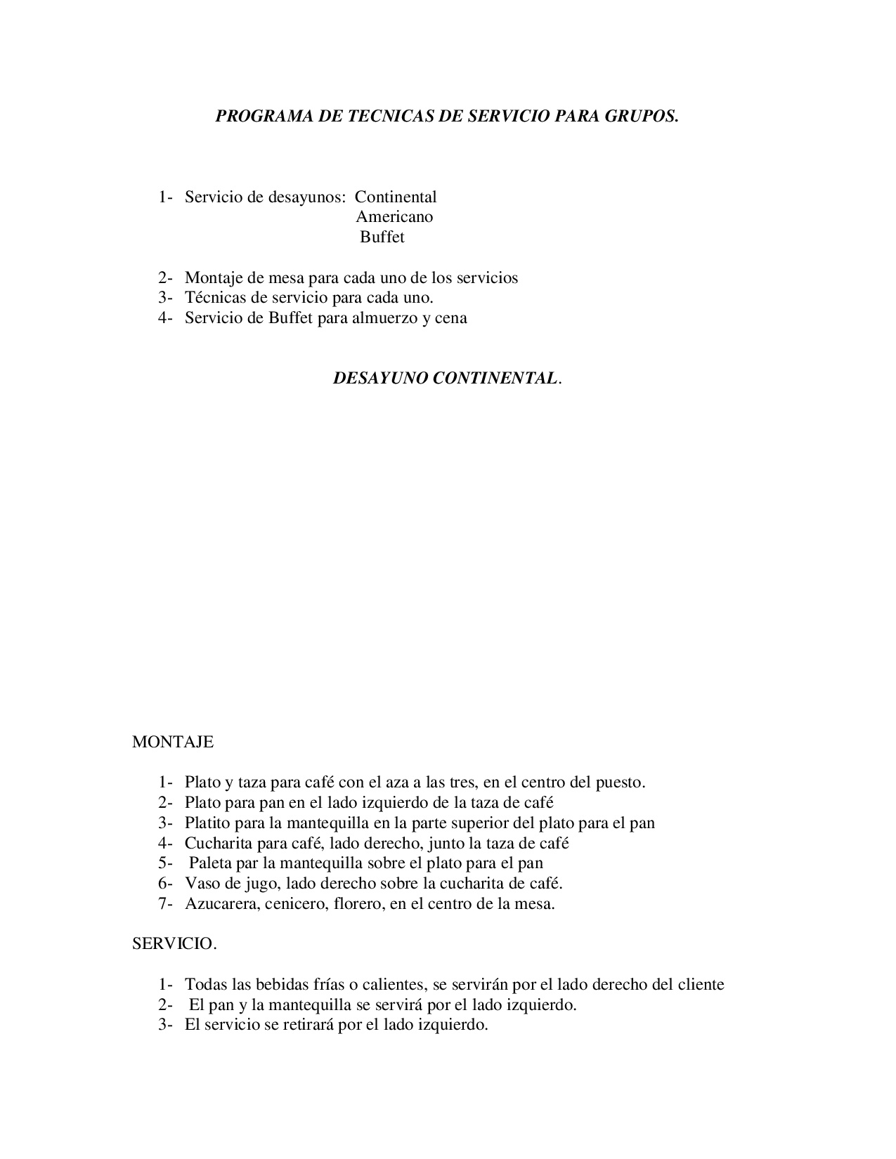 Cubierta de Técnicas de Servicio para grupos