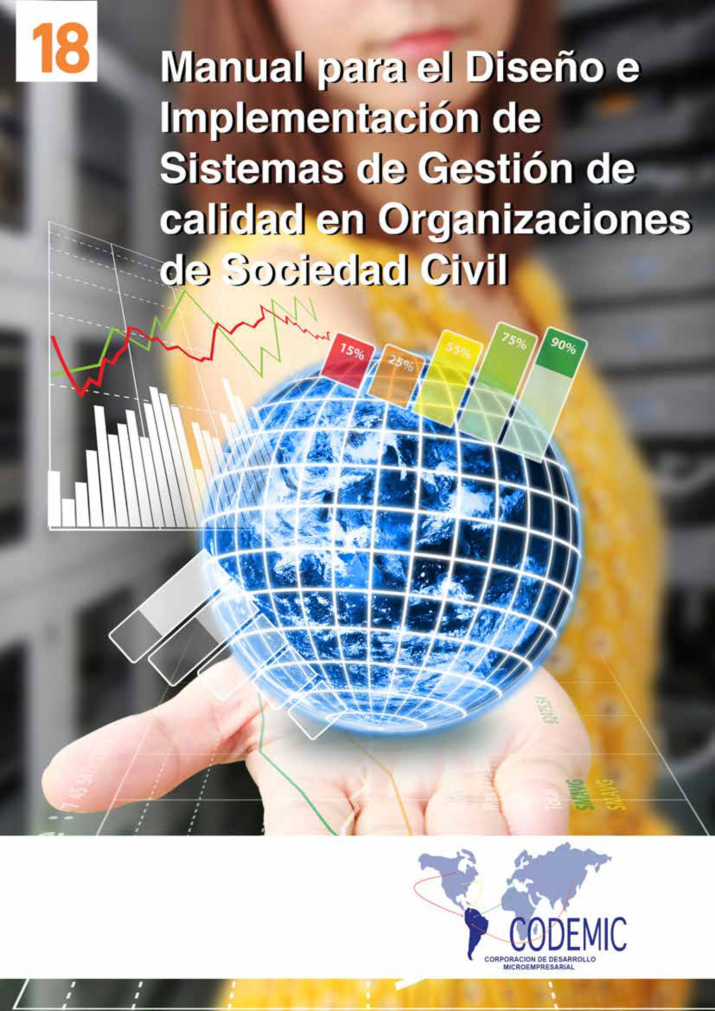 Cubierta de Manual para el Diseño e Implementación de Sistemas de Gestión de Calidad en Organizaciones de Sociedad Civil
