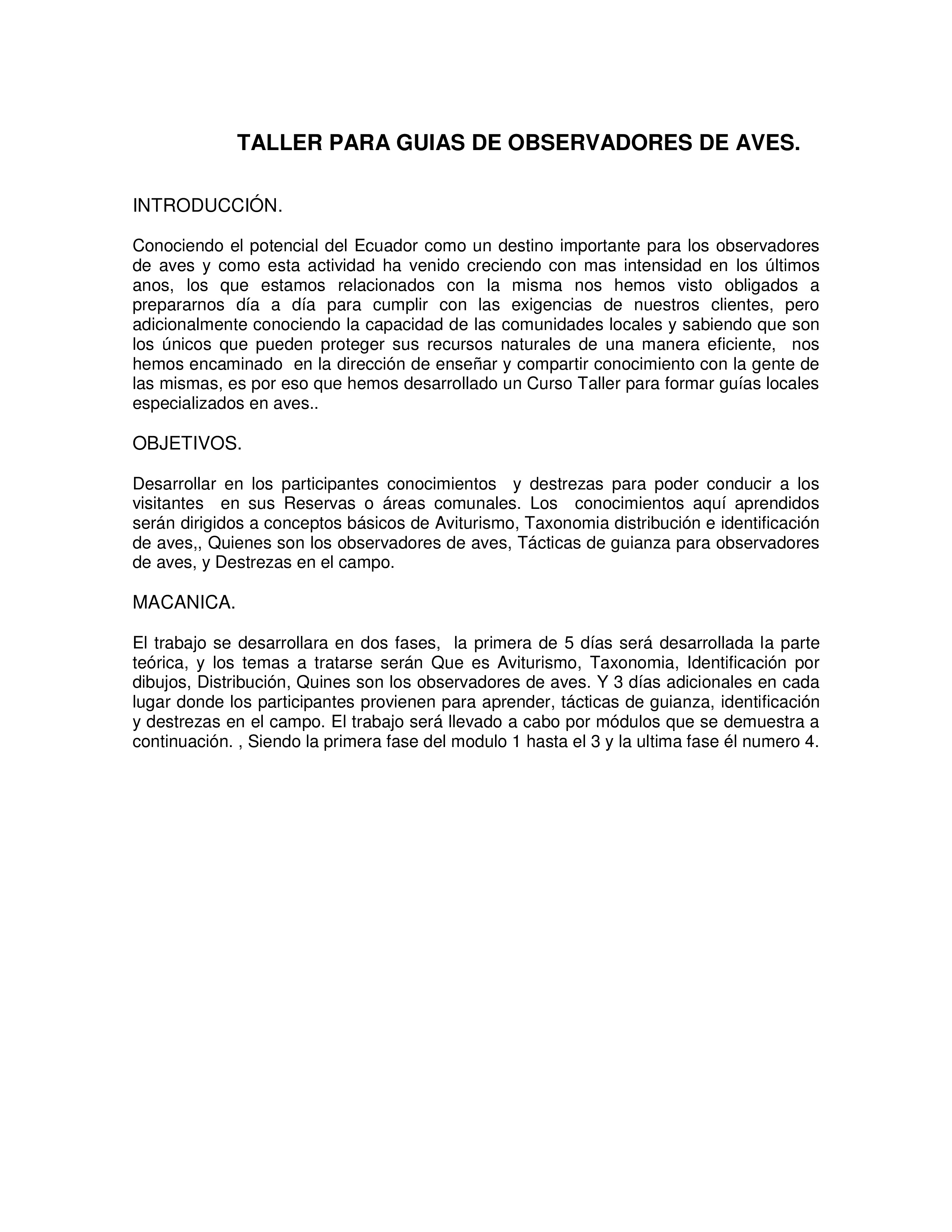 Cubierta de Guías de Observación de aves