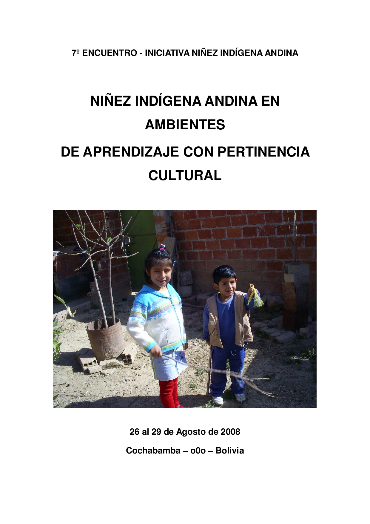 Cubierta de Niñez indígena andina en ambientes de aprendizaje con pertinencia cultural