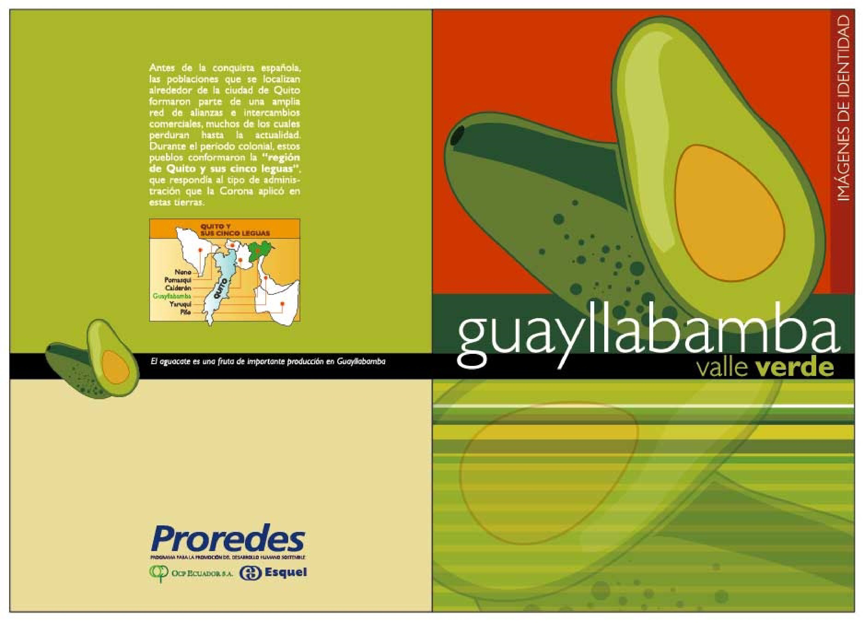 Cubierta de Imágenes Nuestra Identidad cartilla Guayllabamba Aguacate