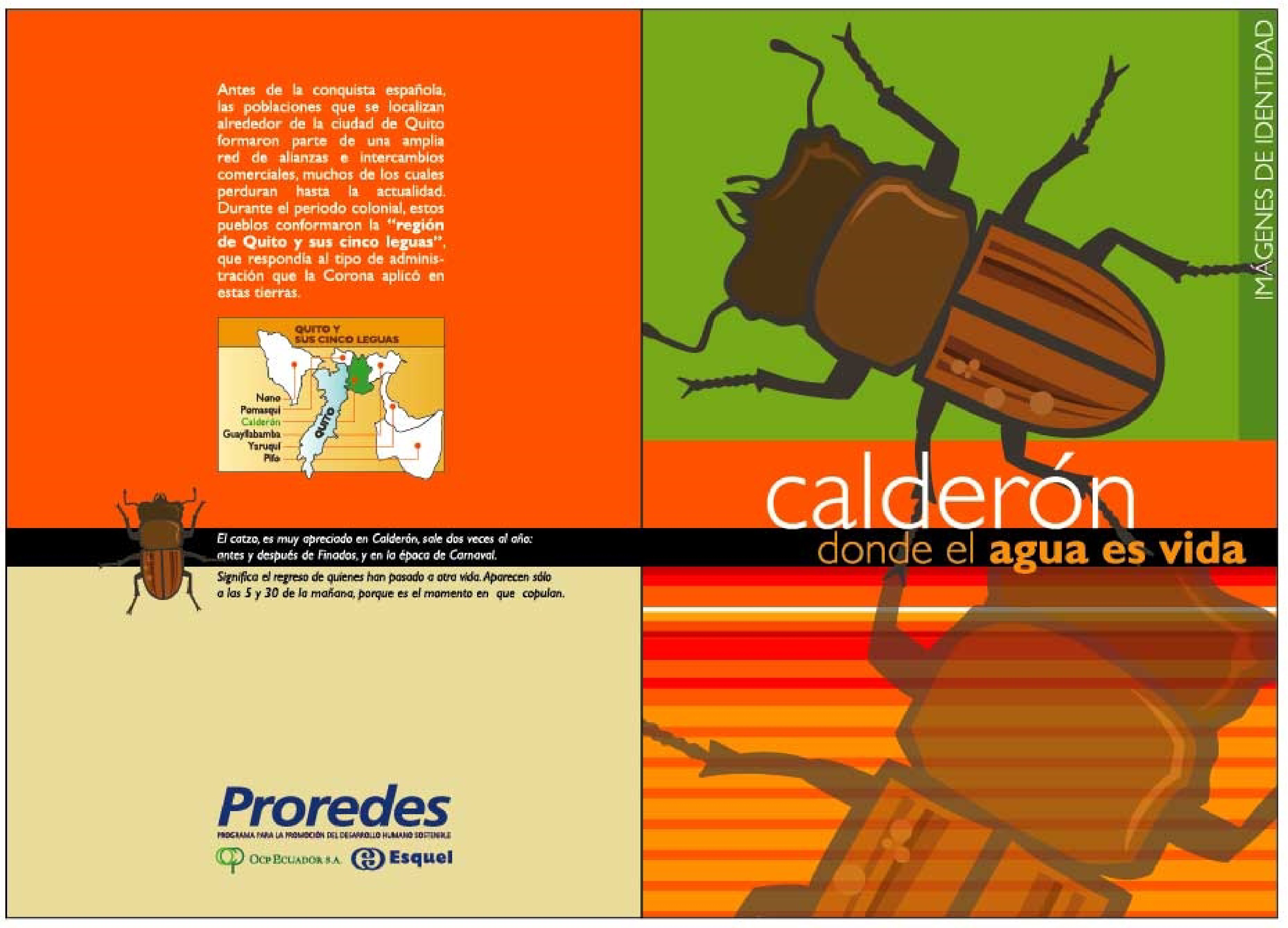 Cubierta de Imágenes Nuestra Identidad cartilla Calderón